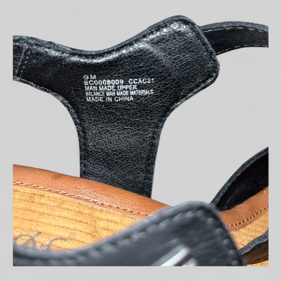 B.O.C.  Mary Jane Platform Shoe's Size 9 Med Classic Rounded Toe Sandals - Picture 5 of 5